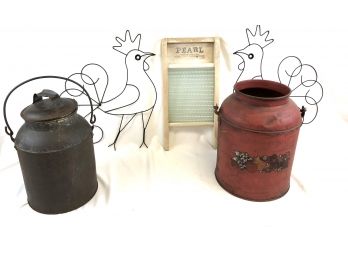 Milk Cans & Country Items
