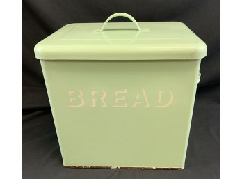 Vintage Green Bread Box