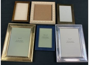 Assorted Picture Frames Mostly Metal