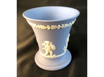 Pale Blue Wedgwood Jasperware  Miniature Vase