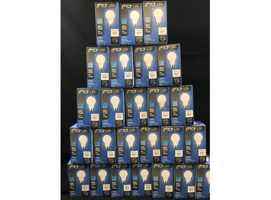 25 LED 60 W Equivalent Bulbs, Brand New Each Individually Boxed