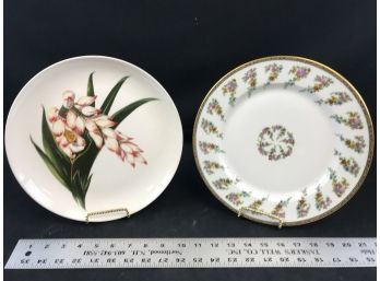 Lot 4 -  French Limoges Plate And Shelf Ginger Santa Anita Wear 1949 Made In California