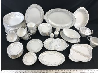 Large Lot Of Beautiful Valmont China, Royal Wheat, Made In Japan