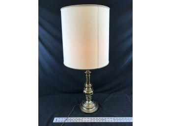 Heavy Brass Light With Shade, Tested Works, Lamp