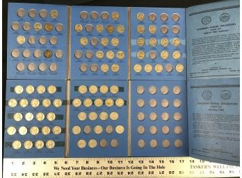 2 Jefferson Nickel Coin Folders, Includes 1943 P Silver