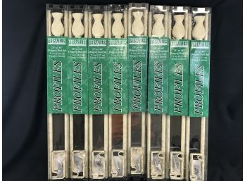 8 Versailles Drapery Rod Set 28 Inches To 48 Inches, New In Boxes