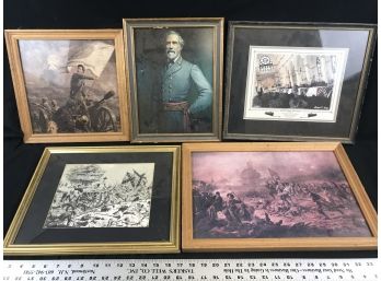5 Civil War Prints