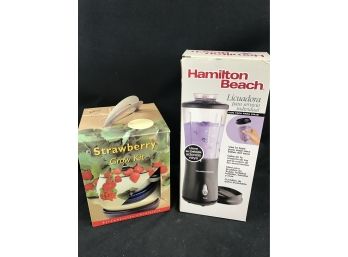 Hamilton Beach Singleserve Blender, Strawberry Pot, Both Look New In Boxes