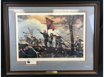 Print By Dale Gallon, Desperate Valor, 1988, Numbered And Signed, 35” X 27 1/2”