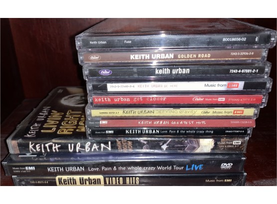 Autographed Keith Urban CD/ Other CDs And DVDs