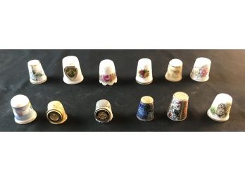 Thimble Collection And Rack
