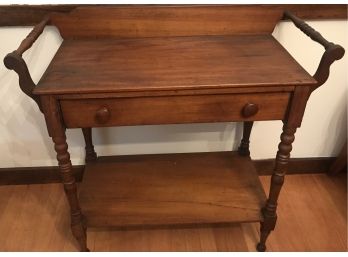 Antique Washstand Made In Norwalk- Signed.