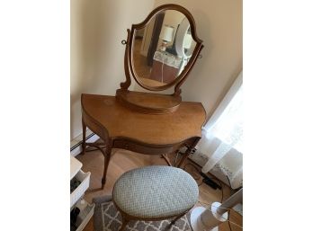 Colonial Revival Style Vanity And Seat