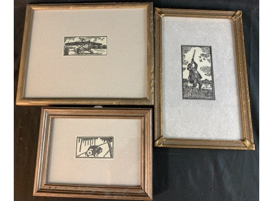 1930s Paris Woodblock Prints