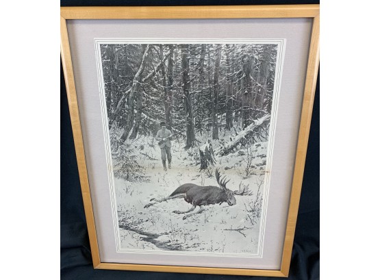 Print Of Colliers Weekly Art - Moose