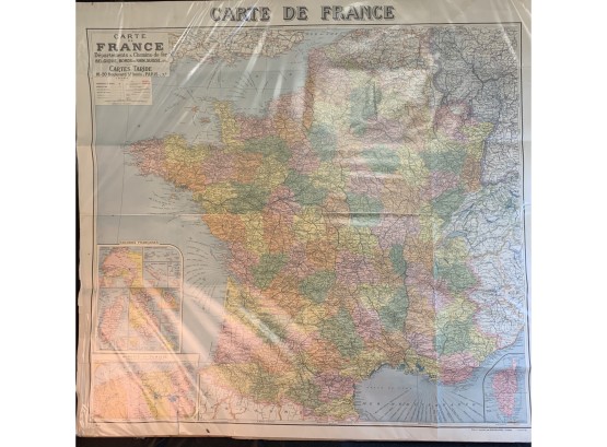 French Wall Map