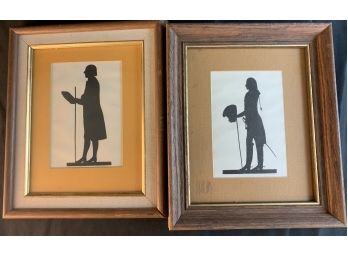 2 Framed Silhouettes- Weimar 1911
