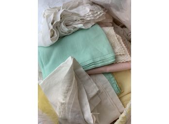 Large Lot Of Linens