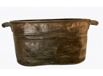 Antique Copper Wash Tub Boiler