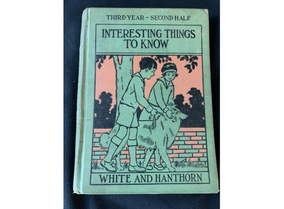 1930 School Reading Book