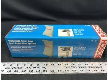 Bosch Work Site Table Saw Dust Collection System, New In Box