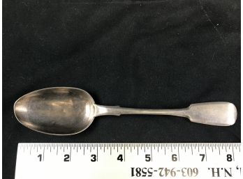 1888 Russian Silver Spoon, Marked 84 (.875 Silver) Moscow Maker, 67 Grams