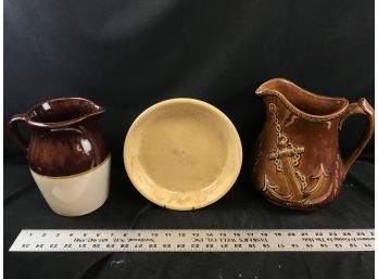 Ceramic Pitchers , SP And Company. Oven Even Bakeware Dish