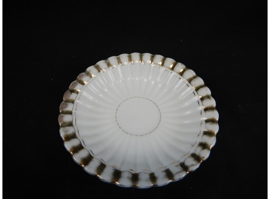 Small Gold Lined Decorative Plate
