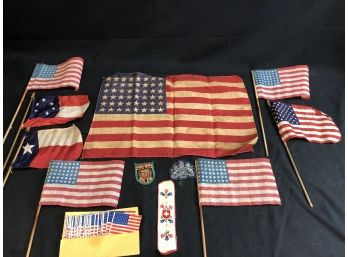 Vintage Small Flags And Patches