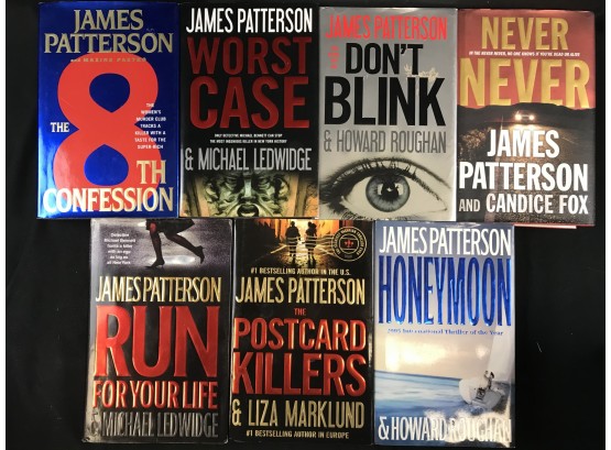 James Patterson Book Lot
