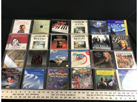 24 Music CDs, Mostly Classical