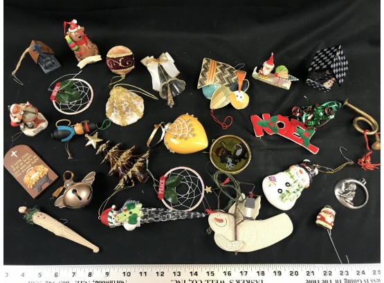 Nice Assortment Of Christmas Tree Decorations, Some Vintage