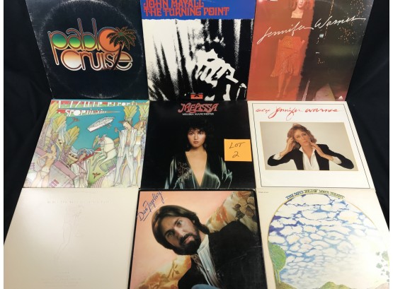 9  Records LP Albums, Various Genre Lot 2