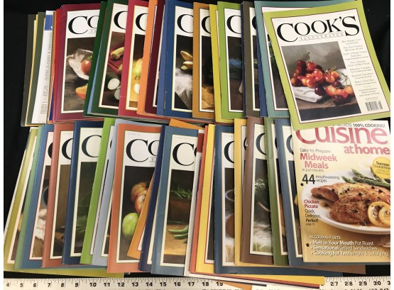 Lot Of Cook’s Magazines