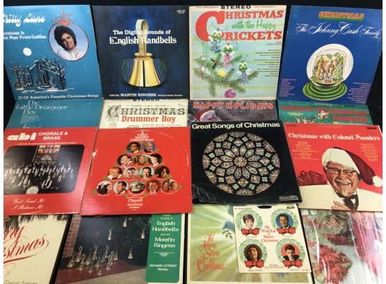17 Holiday Christmas Records LP Albums,  Lot  4