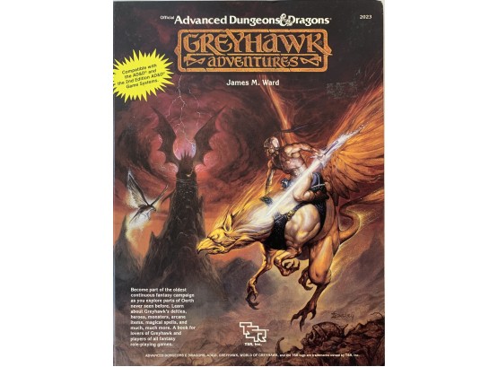Greyhawk Adventures  Advanced Dungeons & Dragons Book