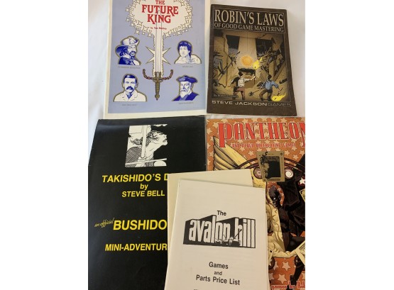 Assorted Thin Game Books And Price Lists