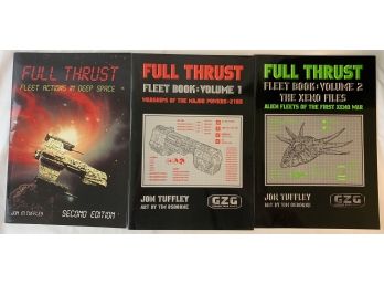 3 Books- Full Thrust Fleet Actions In Deep SpaceFleet Book Volume 1 Volume  2