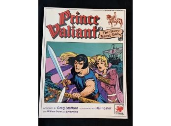 Prince Valiant The Story Telling Game Book Signed By Author