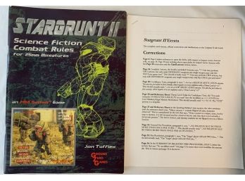 Star Grunt II Science Fiction Combat Rules For 25 Mm Miniatures -Book
