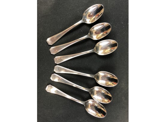 Christoffel Stainless Steel Demitasse Spoons America Pattern  Made In France