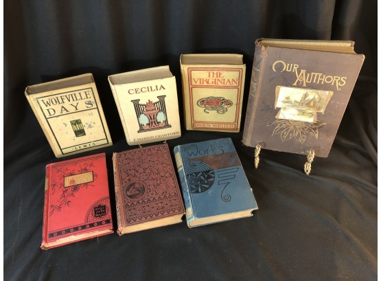 Vintage Books With Decorative Covers