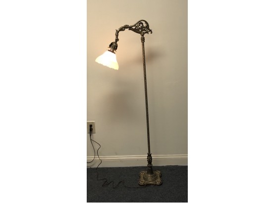 Modern Reproduction Antique Style Working Floor Lamp