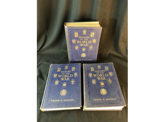 History Of The World War By Frank Simonds 3 Volumes