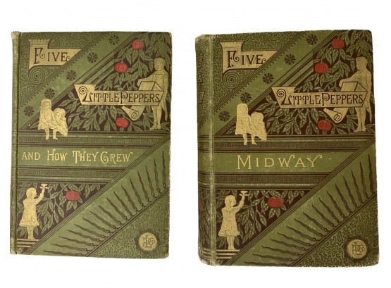 Two Antique Five Little Peppers Books