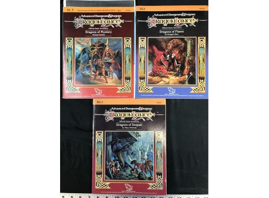 Advanced Dungeons And Dragons Soft Cover Books - Lot J - 3 Books, See Pics
