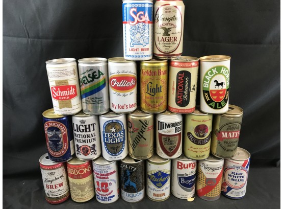 23 Collectible Beer Cans, Lot C