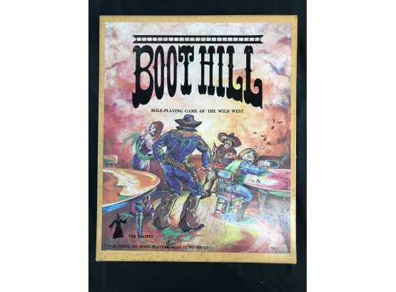 Box Game - Boot Hill, Role-play, Role-playing Game Of The Wild West, TSR Games, 1979