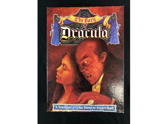 Box Game - The Fury Of Dracula, A Board Game Of Gothic Horror, Games Workshop, 1987