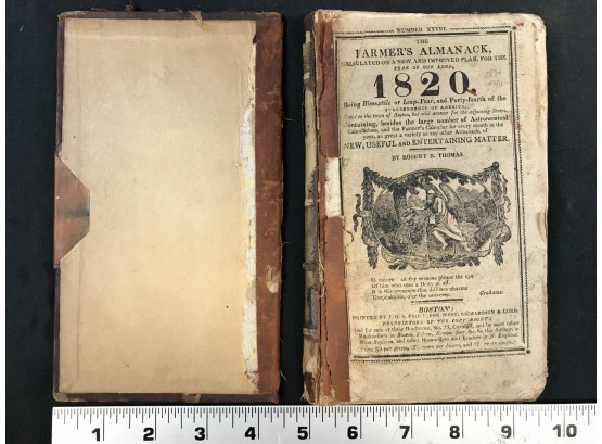 1820 Farmers Almanac Book